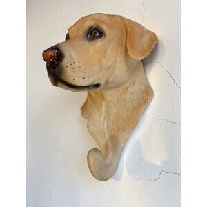 Labrador Retriever Wall Hook Decorative Resin Dog Head Coat Hanger